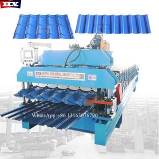 Maquina de techos teja de zinc y pv8