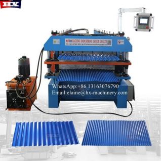 Maquina para zinc acanalado y microondulado